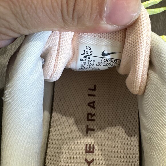 Nike Juniper Trail 3 Sail Dark Pony Crimson Tint Women Running FQ0902-100 10.5 - Picture 9 of 10